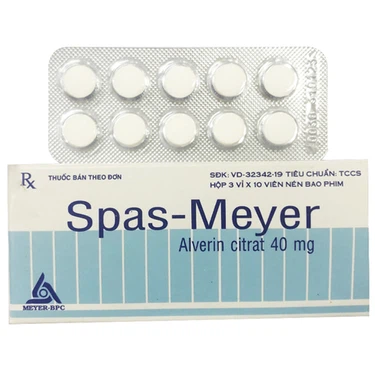 Chống co thắt cơ trơn đường tiêu hóa, tiết niệu thuốc Spas-Meyer Meyer hộp 3 vỉ x 10 viên