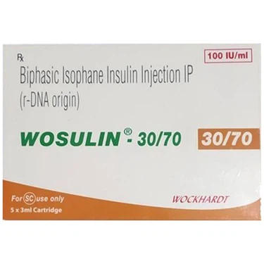 Dung dịch tiêm điều trị tiểu đường Wosulin 30/70 hộp 1 cái