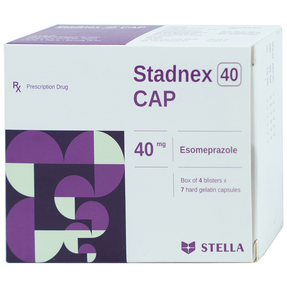 Thuốc ức chế bơm proton Stadnex 40 cap hộp 28 viên-2
