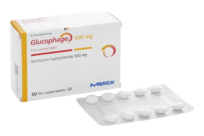 Thuốc trị tiểu đường Glucophage 500mg hộp 50 viên
