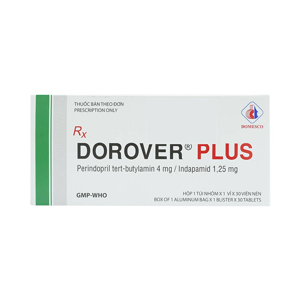 Thuốc điều trị tăng huyết áp Dorover Plus 4/1.25 Domesco hộp 30 viên-2