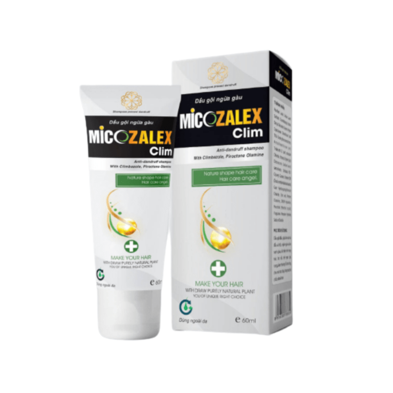 Dầu gội trị gàu & nấm da đầu Micozalex clim hộp 1 tuýp 60ml