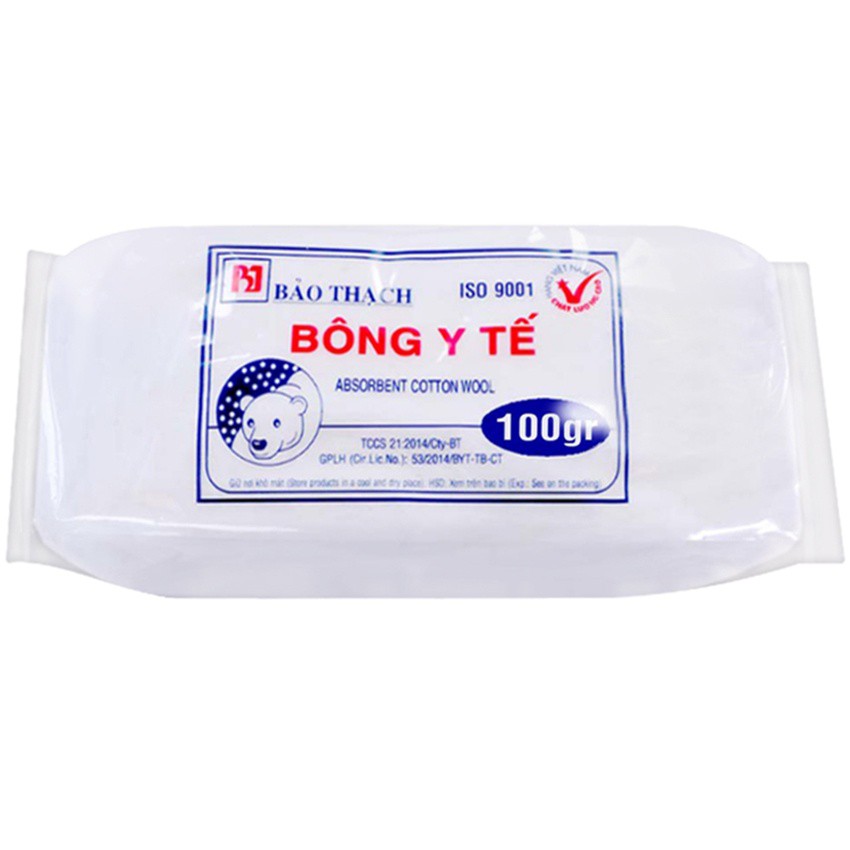 Bông y tế  Bảo Thạch gói 100 g