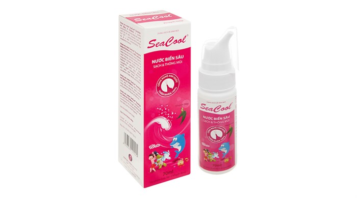 Nước biển xịt mũi Seacool
Khuynh diệp Trẻ em hộp 1 chai 70ml