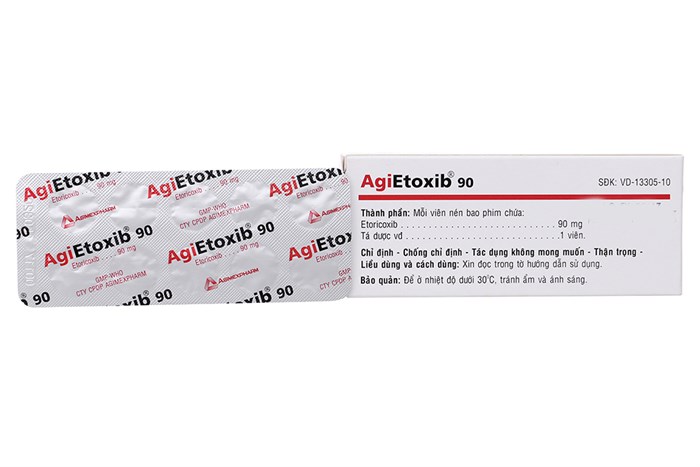 Thuốc giảm đau, kháng viêm AgiEtoxib 90 hộp 30 viên-2
