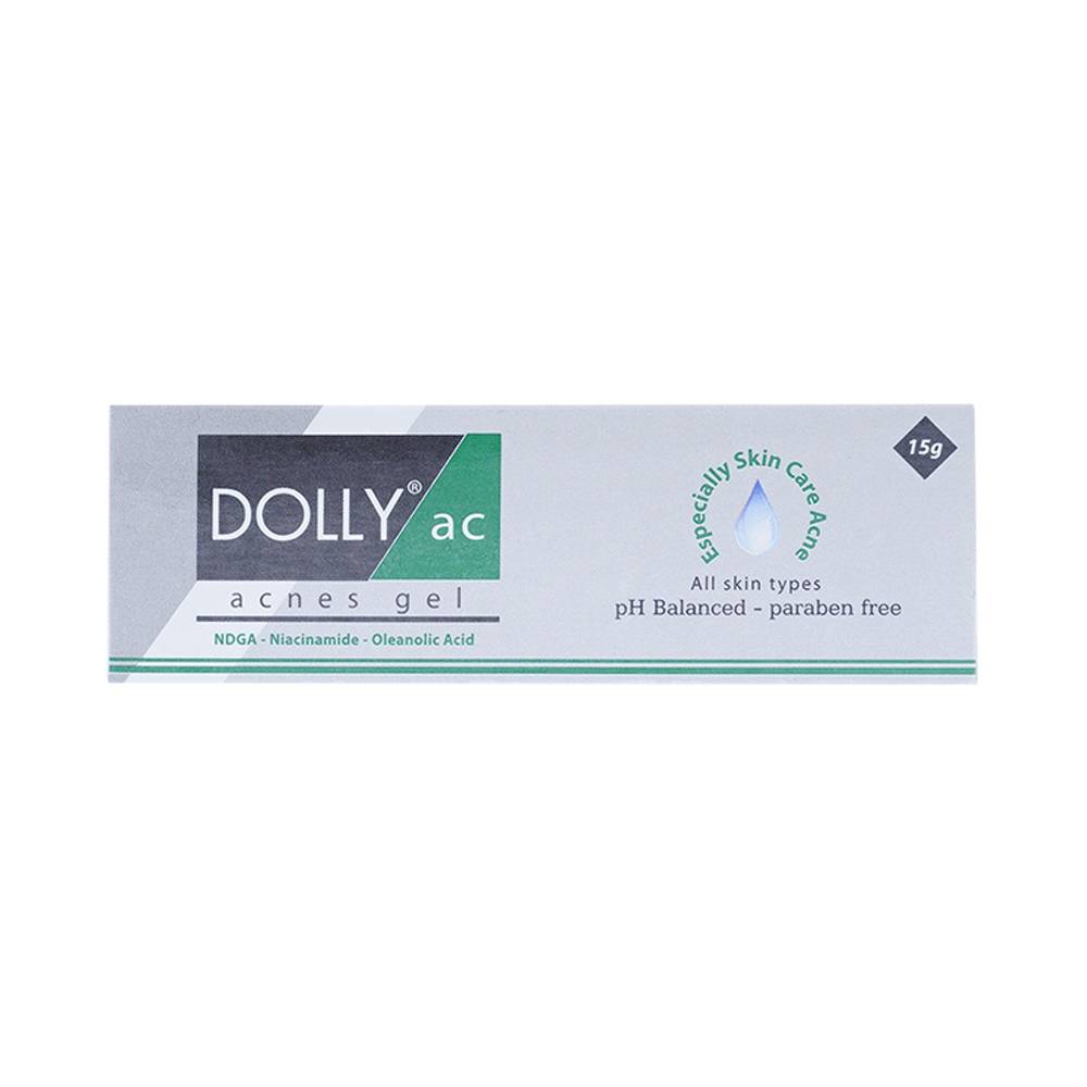 Gel ngừa mụn Dolly - Ac acnes gel hộp 1 tuýp 15g