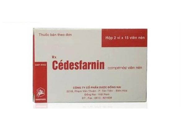 Thuốc kháng viêm CÉDESFARNIN (Đồng Nai) hộp 2 vỉ x 15 viên