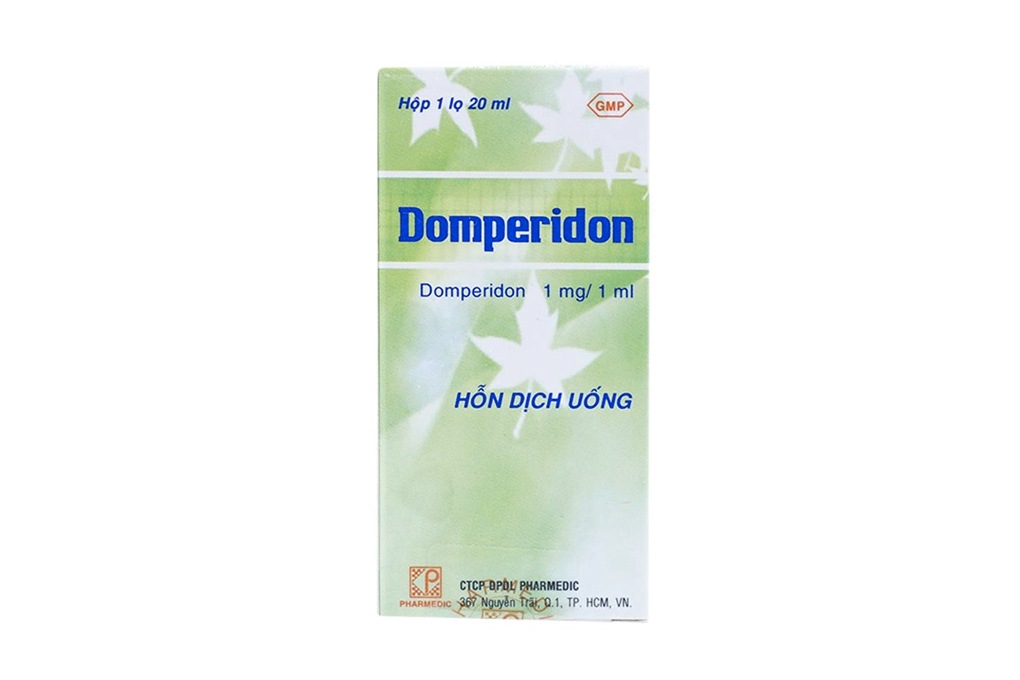 Hỗn dịch uống điều trị triệu chứng nôn, buồn nôn Domperidon Pharmedic hộp 1 chai x 20ml