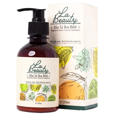Làm sạch mềm tóc và ngăn ngừa gãy rụng dầu xả hoa bưởi La Beauty chai 250ml