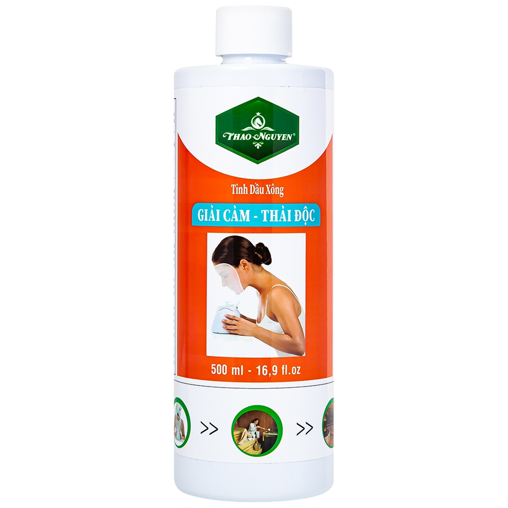 Giải cảm, thải độc ngừa bệnh lây qua đường hô hấp tinh dầu xông Thảo Nguyên chai 500ml