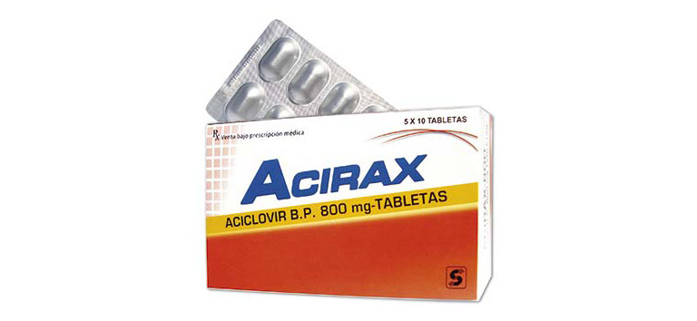 Thuốc kháng virus Acirax 400mg hộp 3 vỉ x 10 viên