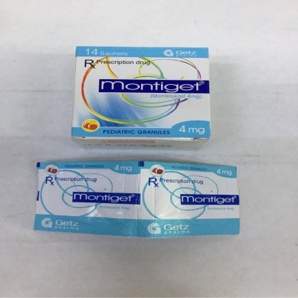 Cốm dùng cho trẻ em Montiget 4mg hộp 14 gói-3