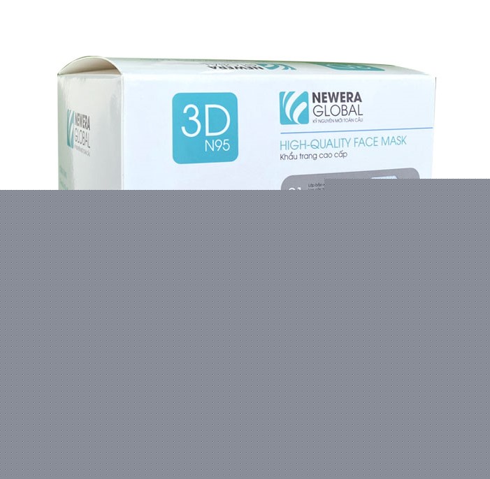 Khẩu trang cao cấp 3D N95 NEWERA GLOBAL hộp 10 cái