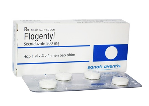 Flagentyl 500mg  hộp 4 viên