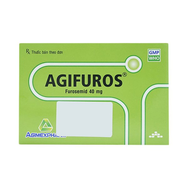 Thuốc lợi tiểu trị phù Agifuros 40mg hộp 250 viên-2
