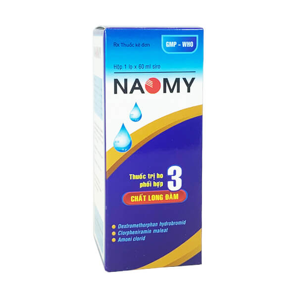 Siro ho Naomy hộp 1 chai 60 ml