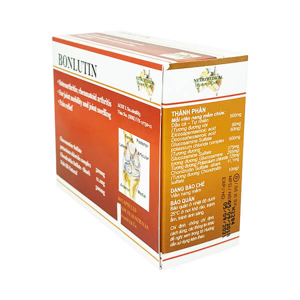 Thuốc điều trị thoái hóa khớp Bonlutin hộp 60 viên-3