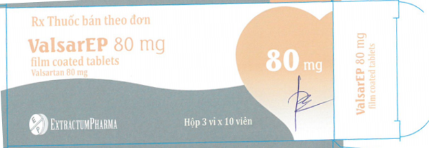 Thuốc tim mạch VALSAREP 80MG hộp 30 viên