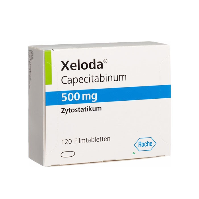 Điều trị ung thư Xeloda 500mg Roche 1 hộp 120 viên