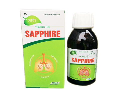 Siro ho Sapphire hộp 1 lọ 100 ml