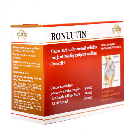 Thuốc điều trị thoái hóa khớp Bonlutin hộp 60 viên-2