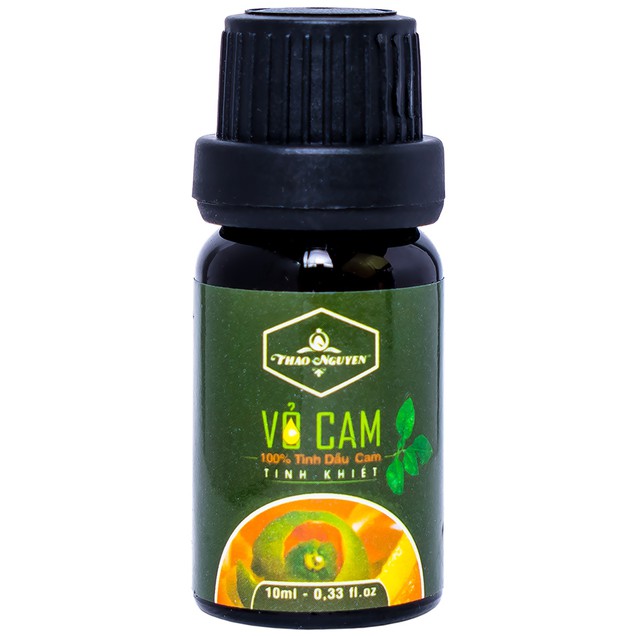 Xông hơi, sảng khoái tinh thần, thải độc cho da tinh dầu vỏ cam Thảo Nguyên chai 10ml