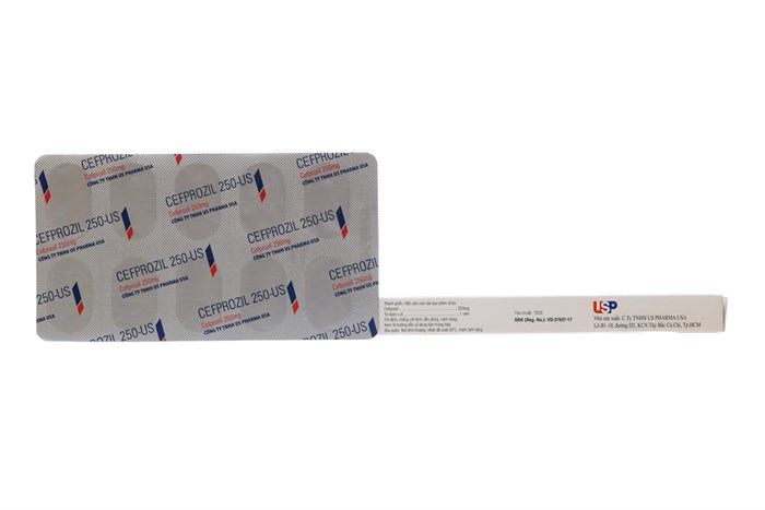 Thuốc kháng sinh Cefprozil 250-US hộp 10 viên-3