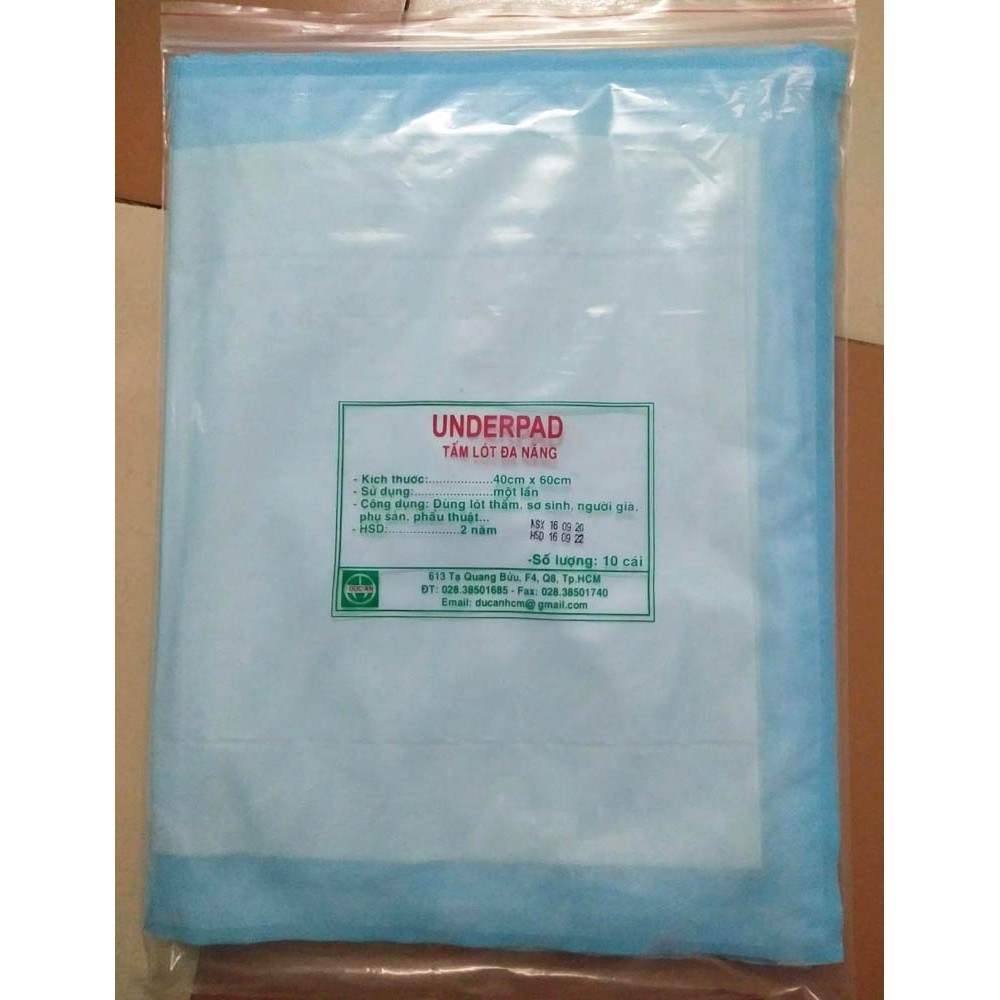 Tấm lót UNDERPADS gói 25 cái 40 x 60cm