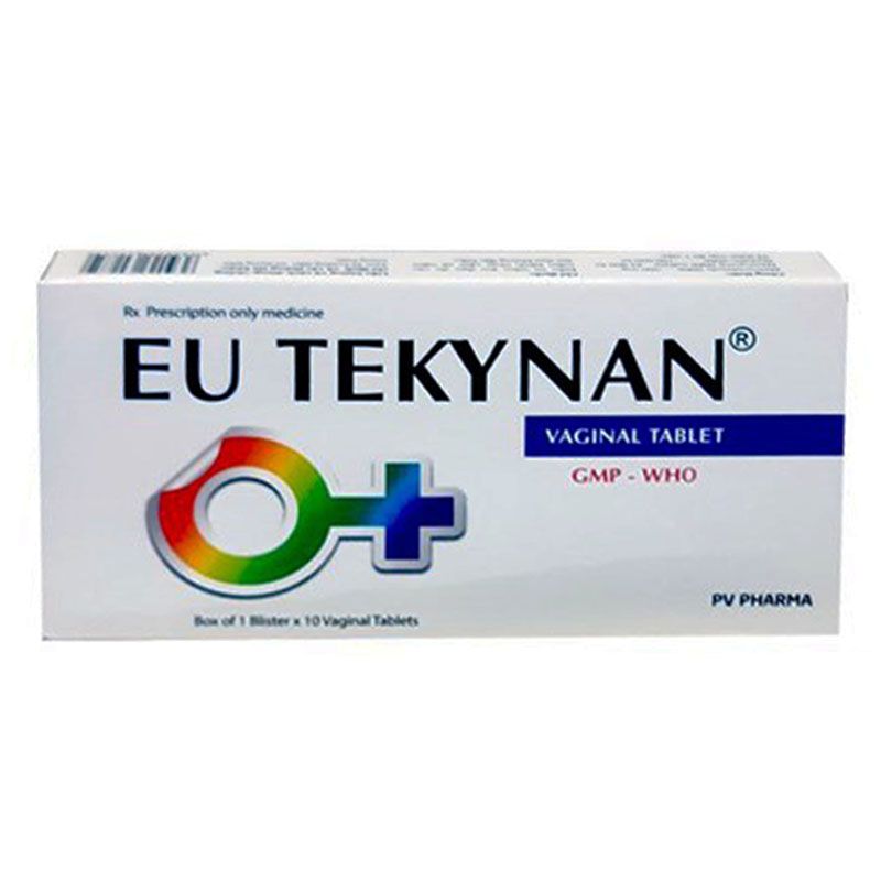 Viên đặt âm đạo trị nấm EU TEKYNAN hộp 10 viên