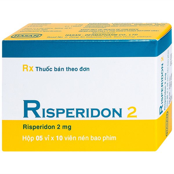 Thuốc hướng tâm thần Risperidon 2 hộp 50 viên-2