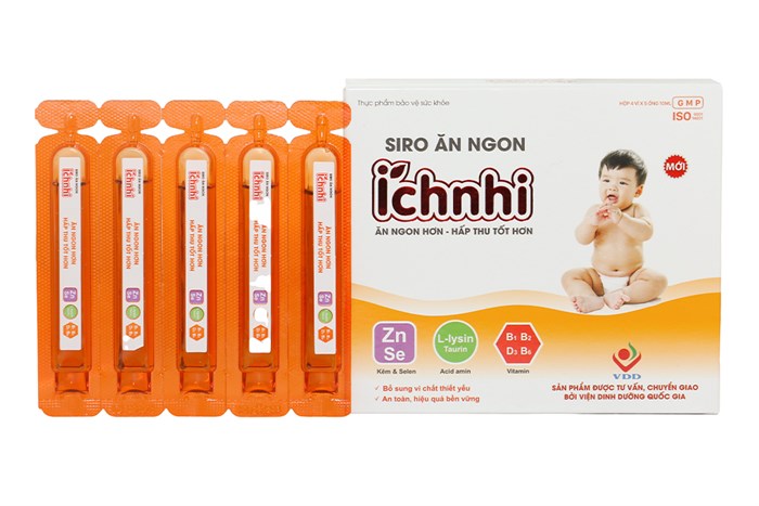 Siro ăn ngon Ích Nhi hộp 20 ống x 10ml