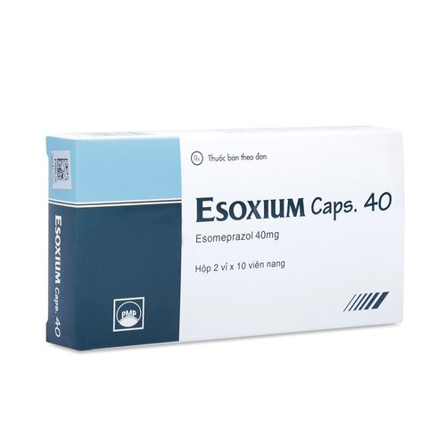 Thuốc tác dụng trên đường tiêu hóa Esoxium caps 40 hộp 20 viên