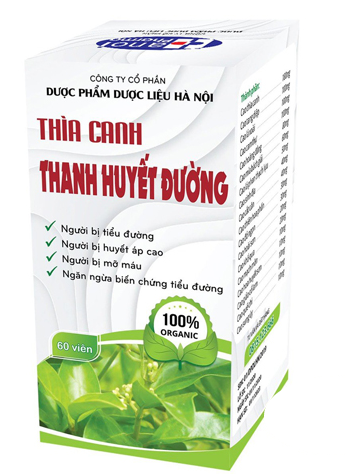 Viên uống hỗ trợ kiểm soát đường huyết Thìa Canh Thanh Huyết Đường hộp 1 lọ 60 viên