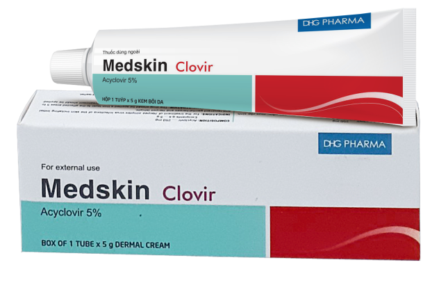 Kem bôi da Medskin Clovir hộp 1 tuýp 5g