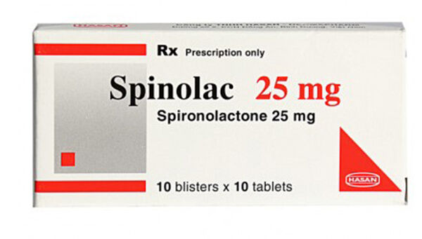 Thuốc lợi tiểu Spinolac 25mg hộp 100 viên-2