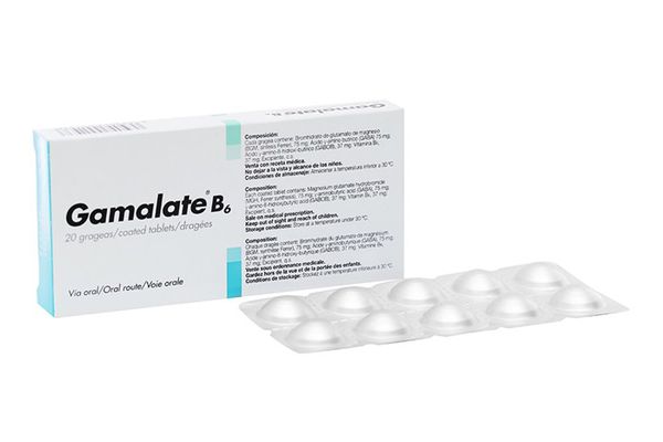 Thuốc bổ thần kinh GAMALATE B6 hộp 20 viên-1