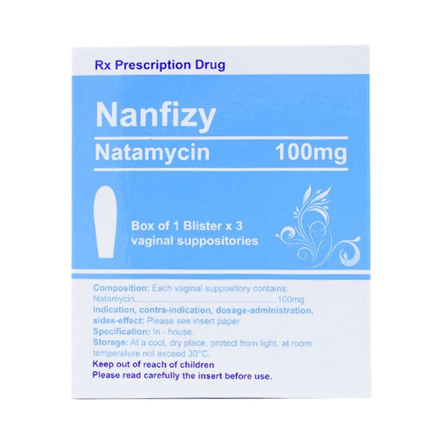 Điều trị nấm âm đạo Nanfizy Farmaprim hộp 1 vỉ x 3 viên