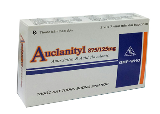 Thuốc kháng sinh Auclanityl 1G hộp 14 viên-2