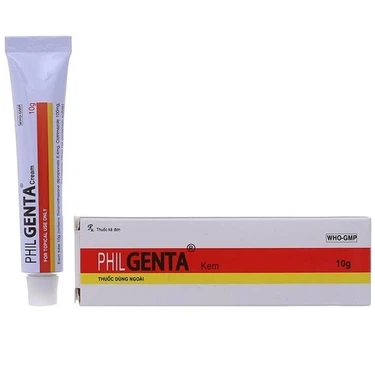 Kem bôi da iảm triệu chứng viêm da Philgenta Phil Inter Pharma tuýp 10g
