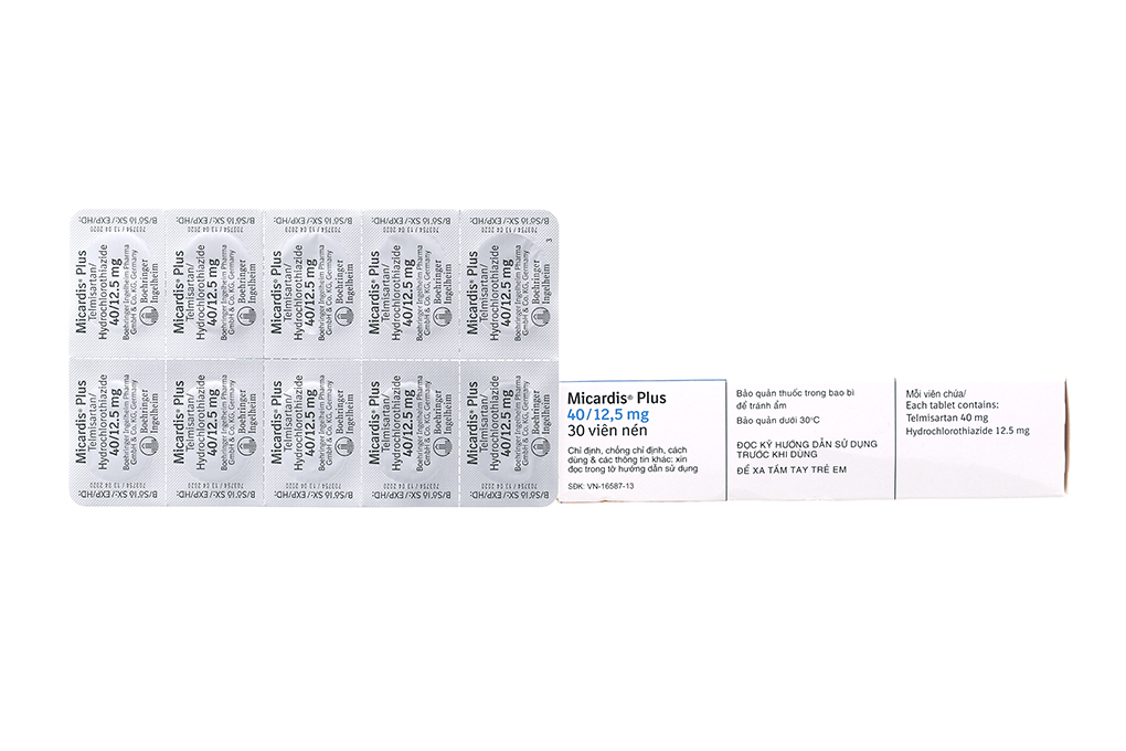 Thuốc trị cao huyết áp Micardis Plus 40mg/12.5mg hộp 30 viên-2
