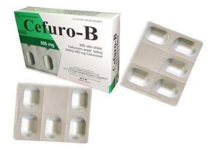 Thuốc kháng sinh Cefuro-B 500mg hộp 10 viên-2