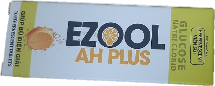 Viên sủi giúp bù điện giải EZOOL AH PLUS hộp 1 tuýp 10 viên