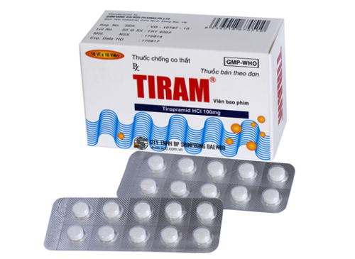 Thuốc chống co thắt TIRAM 100mg hộp 100 viên-1