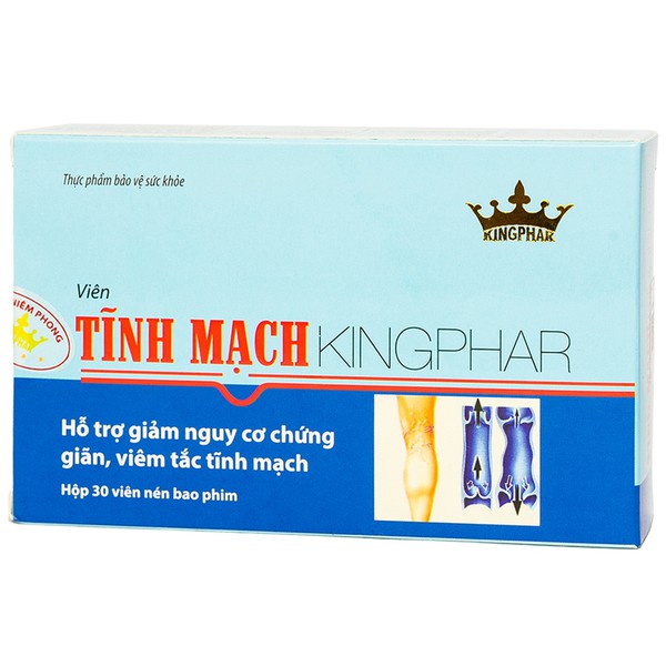 Tĩnh mạch KINGPHAR hộp 30 viên