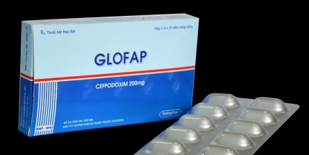 Thuốc kháng sinh Glofap hộp 1 vỉ x 10 viên