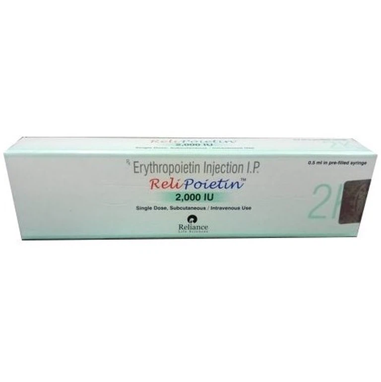 Thuốc tiêm Relipoietin 2000IU Reliance hộp x 0.5ml
