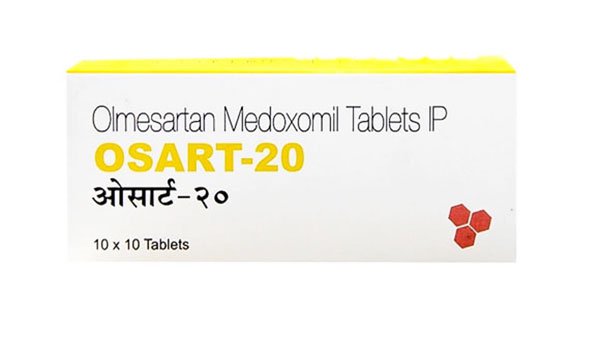 Thuốc điều trị tăng huyết áp Osart-20 hộp 10 vỉ x 10 viên nén bao phim