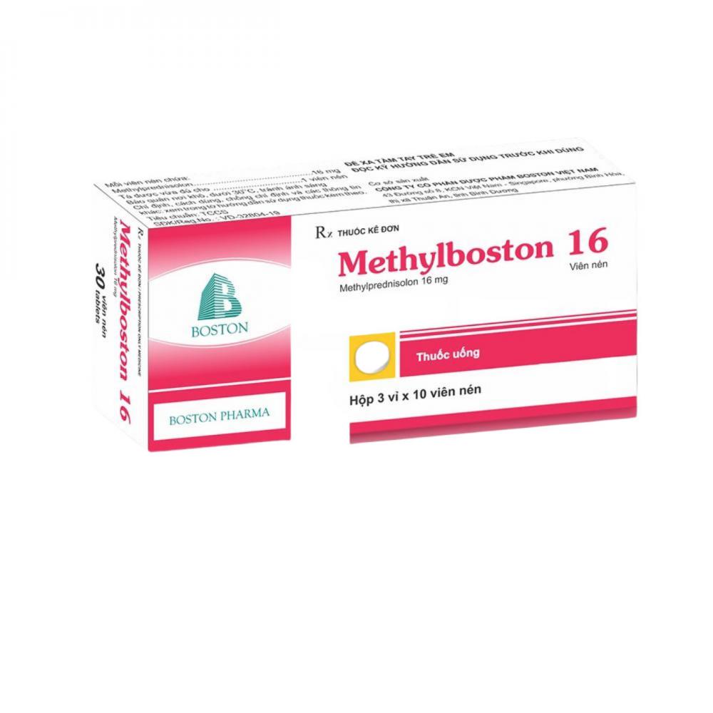 Thuốc tác động lên hệ miễn dịch Methylboston 16 hộp 3 vỉ x 10 viên