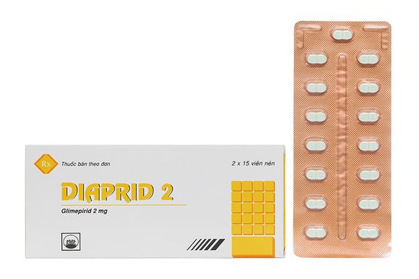 Thuốc điều trị đái tháo đường Diaprid 2mg hộp 30 viên-2