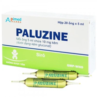 Thuốc điều trị tiêu chảy kéo dài Paluzine Apimed hộp 20 ống x 5ml